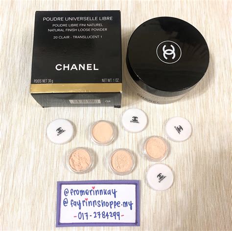 chanel loose powder clair|Chanel loose powder translucent.